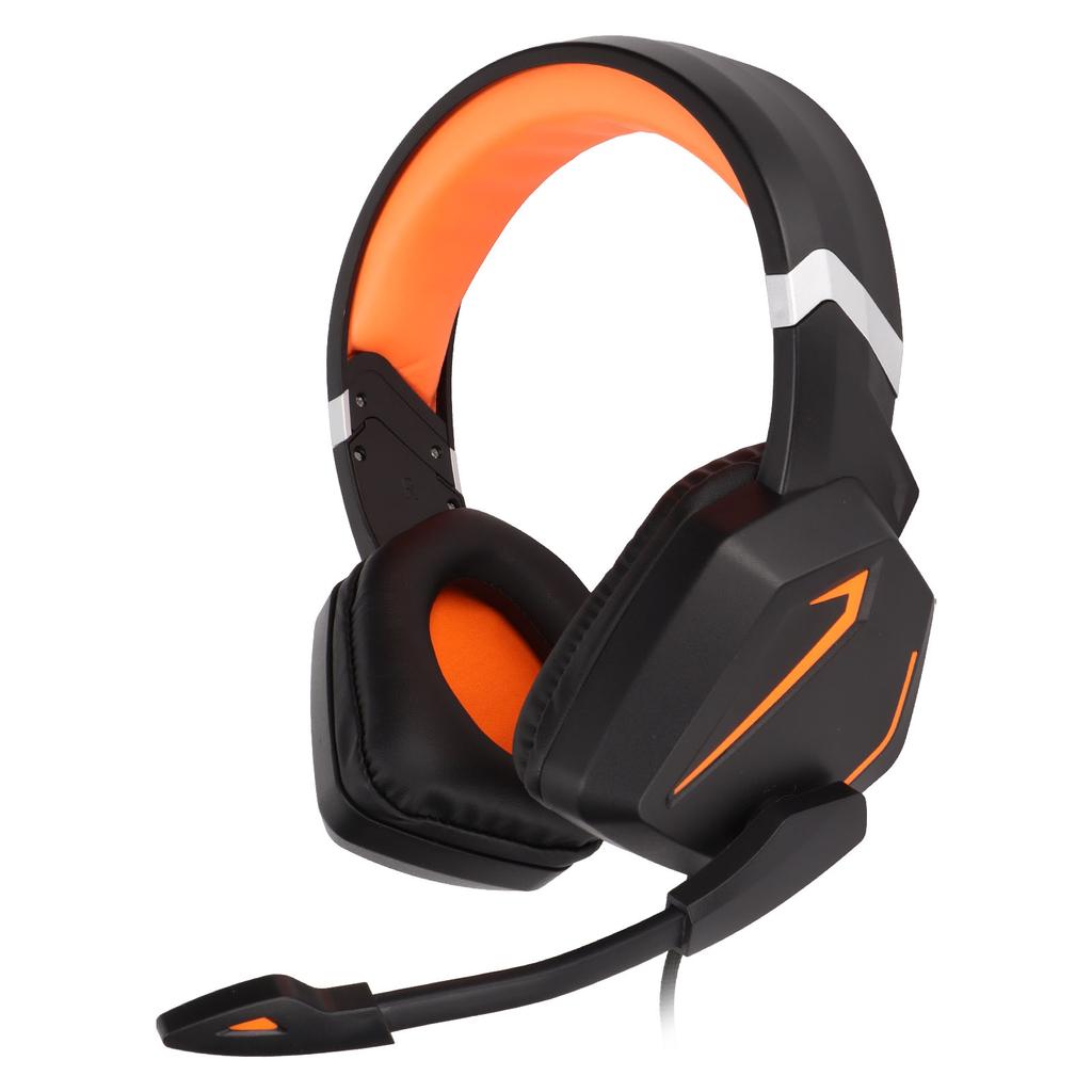 Gaming Headset Surround Sound Memory Foam Cushion 3.5mm Wired Headphone with Mic for Xbox One PC Laptop