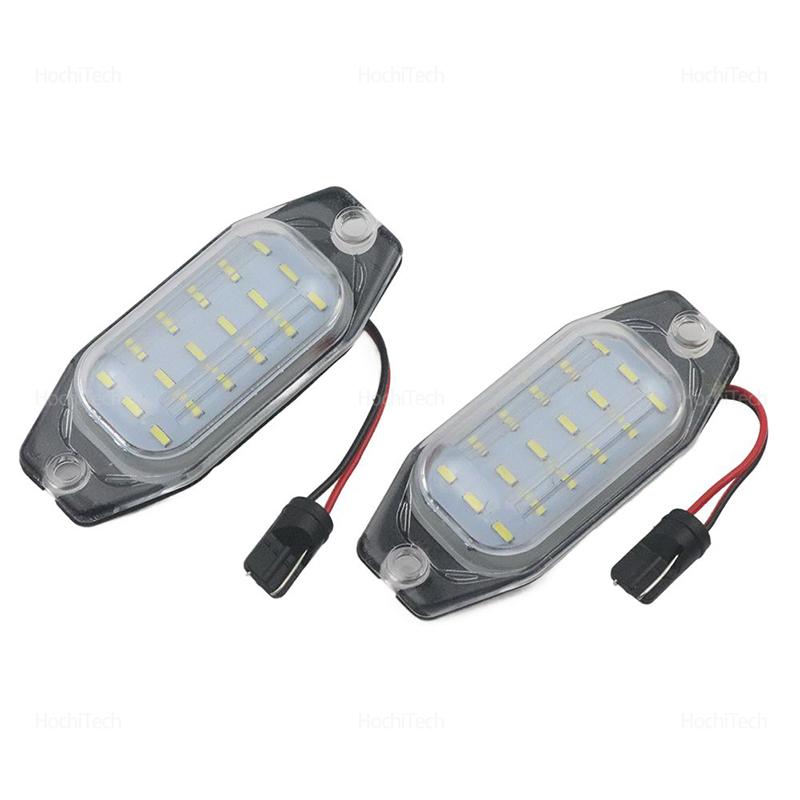 LED License Plate Light for Toyota Prado 2010-2016 FJ Cruiser for Lexus LX450 1996-1998 White Error Free Number Plate Lamp