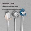 Strong Adhesive No-Drill Plug Hook for Kitchen Wall Power Cord Storage