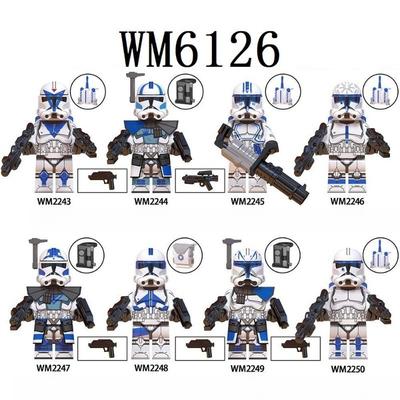 Building Blocks, Humanoid Dolls, Toys, Digital Action Figures Assembled Toys Crawler Children's Educational Toys Doll Dolls