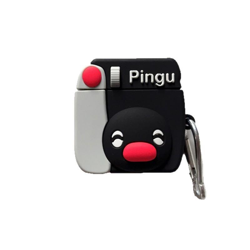 Polaroid Penguin for AirPods 4 Apple Bluetooth Wireless Headphone Case 1/2/3 Pro2 Silicone