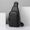 DCLOUD Herren Erste Schicht Leder Brusttasche Crossbody