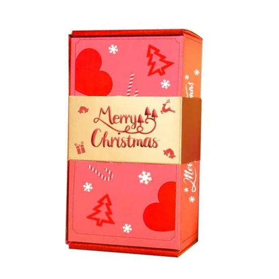 10 stk Eksplosjonsgaveeske God Jul Sprettpenger Gaveeske Pop-Up Overraskelsesgave