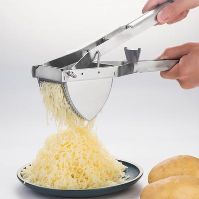 Stainless Steel Potato Press, Potato Masher, Potato Masher, Fruit Lemon Juicer, Vegetable Filling Squeezer