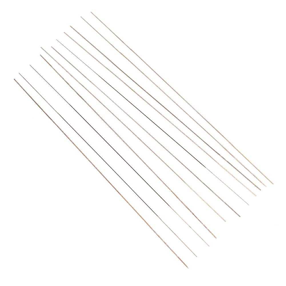 12pcs Steel Jewelry Saw Cutting Blades Replacement Woodworking Accessory