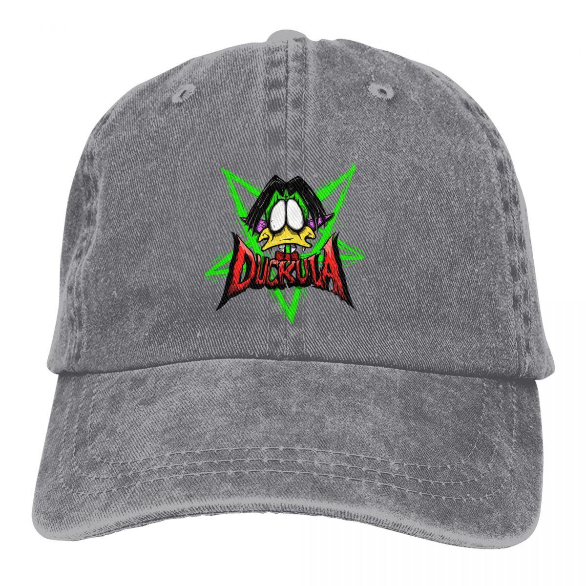 

Count Duckula Cartoon Multicolor Hat Peaked Womens Cap Music Vintage Personalized Visor Protection Hats One Size