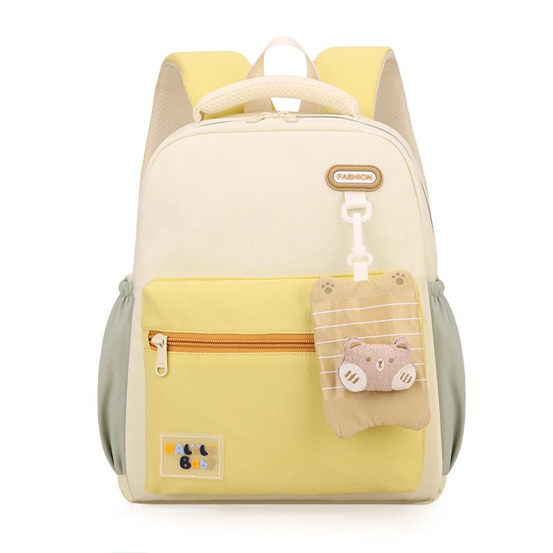 New color matching children's backpack cute kindergarten schoolbag casual light travel backpack primary school students