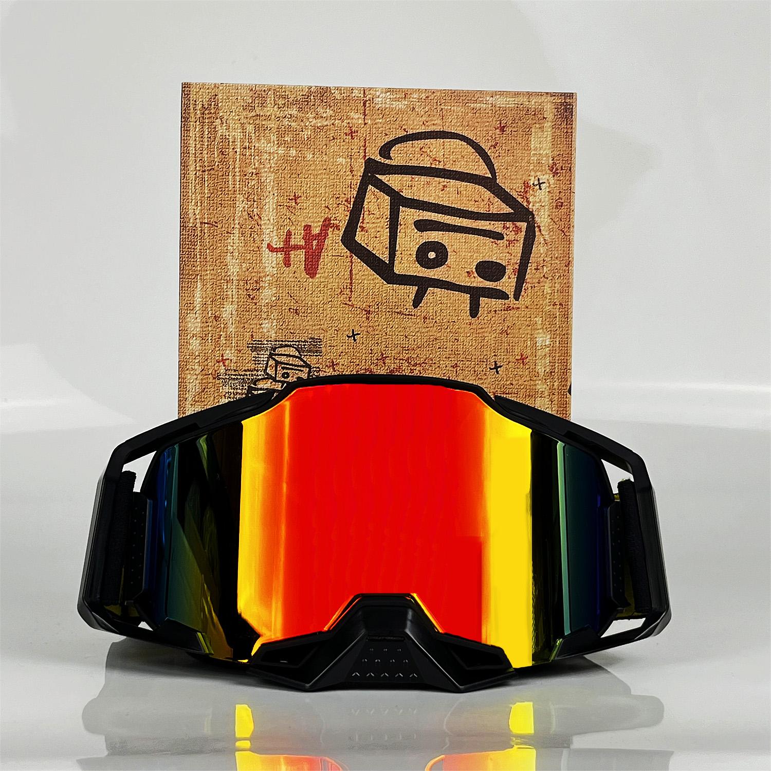 

Очки для мотокросса с линзами HD для мужчин, мотоциклетные противотуманные очки для верховой езды, женские солнцезащитные очки для мотокросса и горного велосипеда, аксессуары для мотоциклов