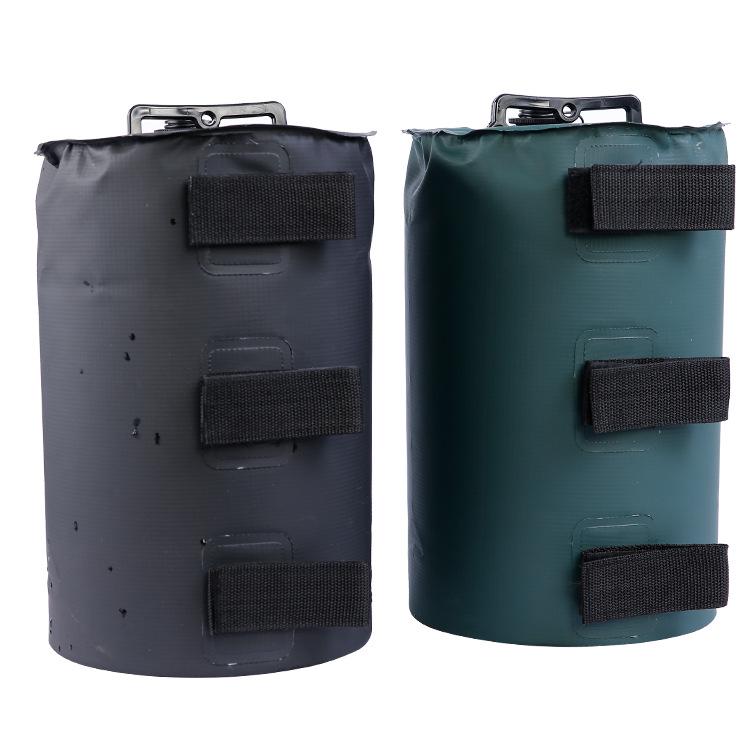 10L Outdoor Tent Water Bag - Cylindrical Reinforced Sandbag for Sunshade Umbrella and Beach Sunshade.