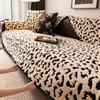 Luxury Leopard Print Sofa Cushion Autumn Winter 2025 New Thickened Anti Slip Straight Line Cushion For Winter Sofa Cover Fabric