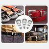 Antique Floral Designing Waistband Buckle Western Cowboy Belt Buckle Set Unisex 3 Pieces Decorative Sash Accessory