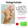 Cute Cat Pearl Painting Handmade Diy Pearl Art Painting Stickers Home Decoration Gifts
