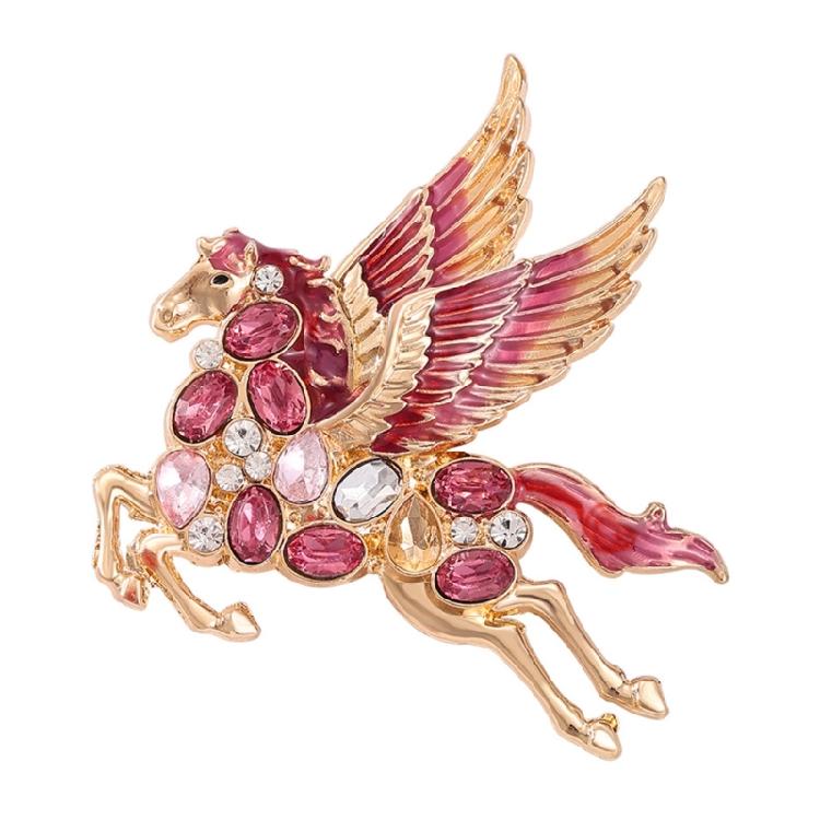 

High Quality Pegasus Brooch Offering Sparkles and Style for Your Wardrobe in Premium Alloy Material Elegant Pegasus Pin