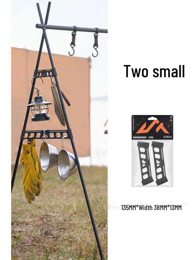 Mountain Fun Outdoor Folding Tripod Rack: Pot, Lamp & Storage Holder