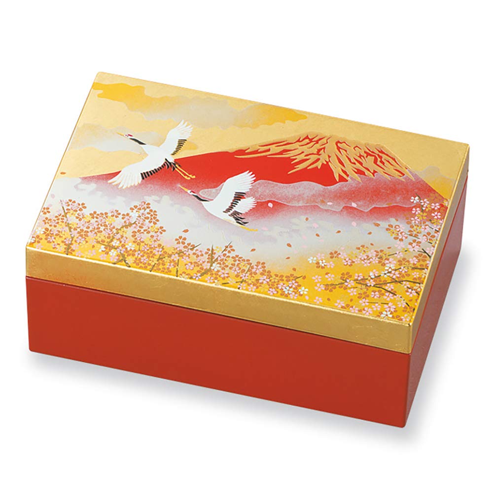 

Митани Яманака Лаковая шкатулка для хранения Яманака Фольга Летающая Фудзи, Золотой, 13,4 см, Лаковая посуда, Ремесла, Маленький, Дизайн, M16965-2 золотой