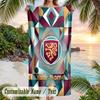 Beach Towel Burnley Football Print Custom Name Text Soft Towel for Swimming Pool