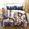 Anime Game Arknights Bedding Set Boys Girls Twin Queen Size Duvet Cover Pillowcase Bed Boys Adult Fashion Home Textileextile9639