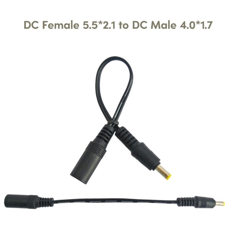 5V-12V DC5.5 x 2.1mm to DC2.5x0.7mm/3.5x1.35mm/4.0x1.7mm/4.8x1.7mm/5.5x2.5mm Power Cable Female to Male Adapter Cord