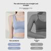 Women's Shockproof High-Impact Nude Sports Bra for Yoga & Running