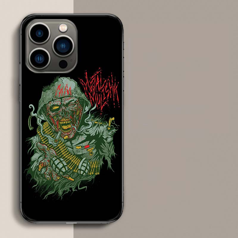 Motocross Metal Mulisha Phone Case For Apple Iphone 16E 16 17 Pro Max Air 15 Pro 14 Plus 12 13 Mini Cover Cute Fundas Si