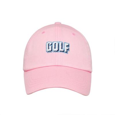 LOLONG GOLF NEEDLEPOINT HAT - PINK