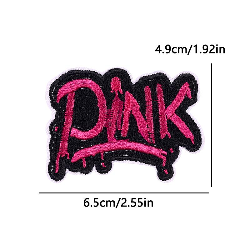 Lips Love Heart Patch Cartoon Embroidery Patch DIY Iron On Patches For Clothing Thermoadhesive Patches On Clothes Sewing Sticker
