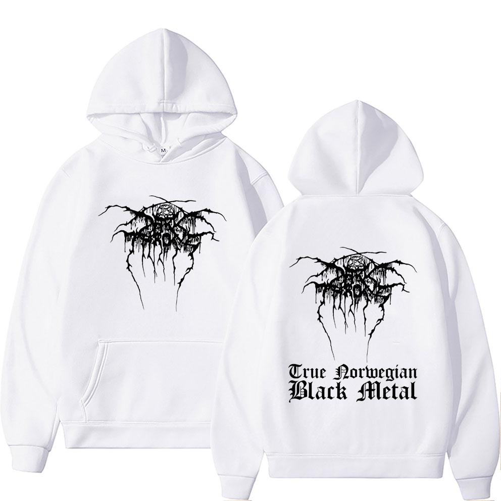 Vintage Darkthrone True Norwegian Black Metal Hoodie Mayhem Pullover Herren Damen Klassisch Death Black Metal Rock Sweatshirt