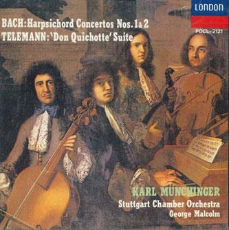 

CD KARL MUNCHINGER - Bach: Cembalo Concertos No.1 & 2 Et POCL2121 POLYDOR Japan Classical Used