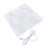 Toilet LED Neon Sign USB Powered Eye Catching Wall Mount LED Neon Light for Restroom Washroom Hotel Shopping Mall