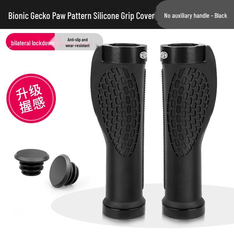 Poignées de Guidon en Caoutchouc Bullhorn pour VTT - Accessoires d'Extrémité de Guidon de Vélo