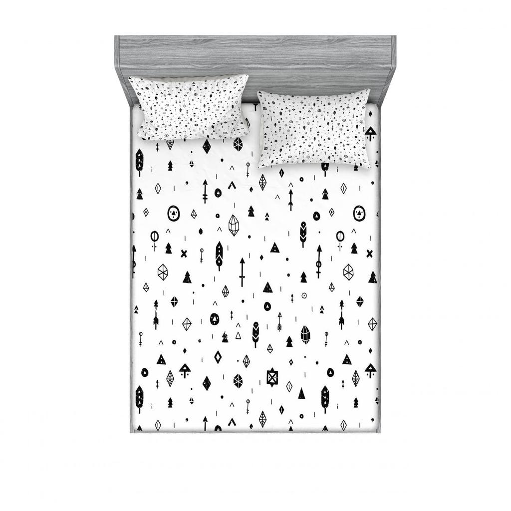 Periodic Table Pattern Sheet Three-Piece Digital Printing Bedding Sheet Three-Piece Sheet Children Adults