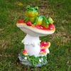 Adorable Frogs Figurine Decoration Garden Frog Statues Outdoor for Landscaping Lawn