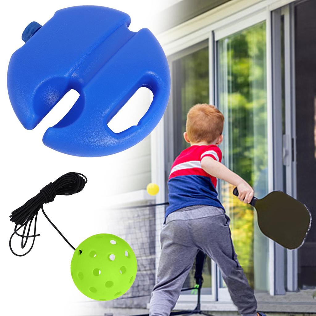 Pickleball Trainer mit 40 Löchern Pickleball Ball Partner Sparring Gerät Pickleball Zubehör für Sport Einzelspieler Kinder