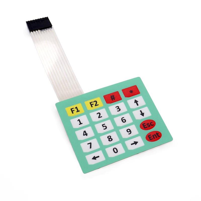 4 12 16 20 Key Button Membrane Switch 1x4 3x4 4x4 4x5 Keys Matrix Array Keyboard Keypad Control Panel DIY Kit For Arduino
