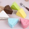 Realistic Cheese Squishy Toy Super Soft Slow Rebound Fidget Toy Cheese Pinch  for Kids Adults
