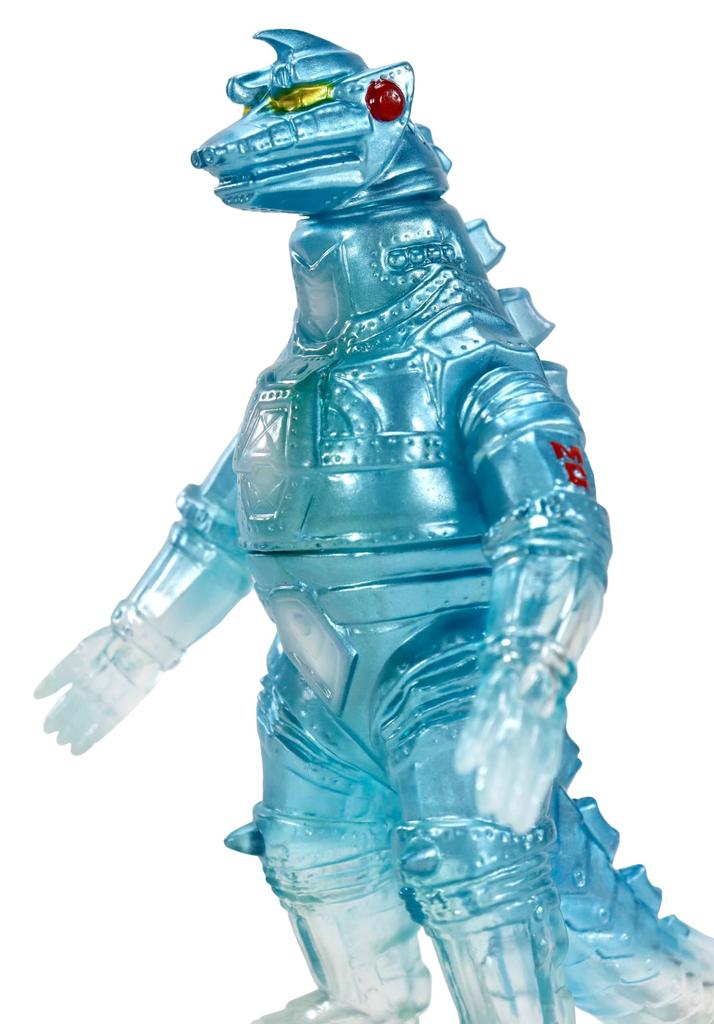 Character Contents Production Middle Size Series Godzilla EX Mechagodzilla Ice Silver 120mm PVC Finished Soft Vinyl Figure (Ccp) [7th Edition] (1974)