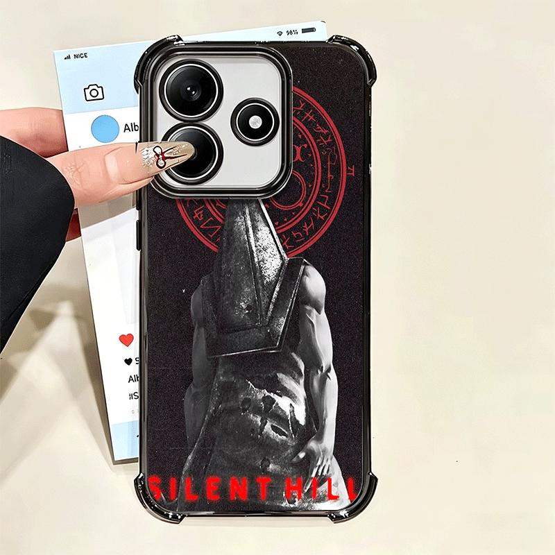 Silent Hill Horror Theme Soft Phone Case For Xiaomi Poco X7 X8 Pro Max X6 X5 X3 F8 Ultra F7 M8 M7 M5S Redmi 15C 15A 15 14C 13C 1