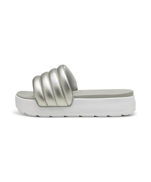 

Puma Carmen Slide Puppy женские серебристо-белые 395399 03 220