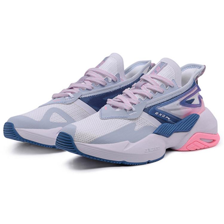 New LiNing Beyond Anti-Slip Wear-Resistant Breathable Lightweight Low-Top Sports Casual Shoes White Blue AGLQ028-5