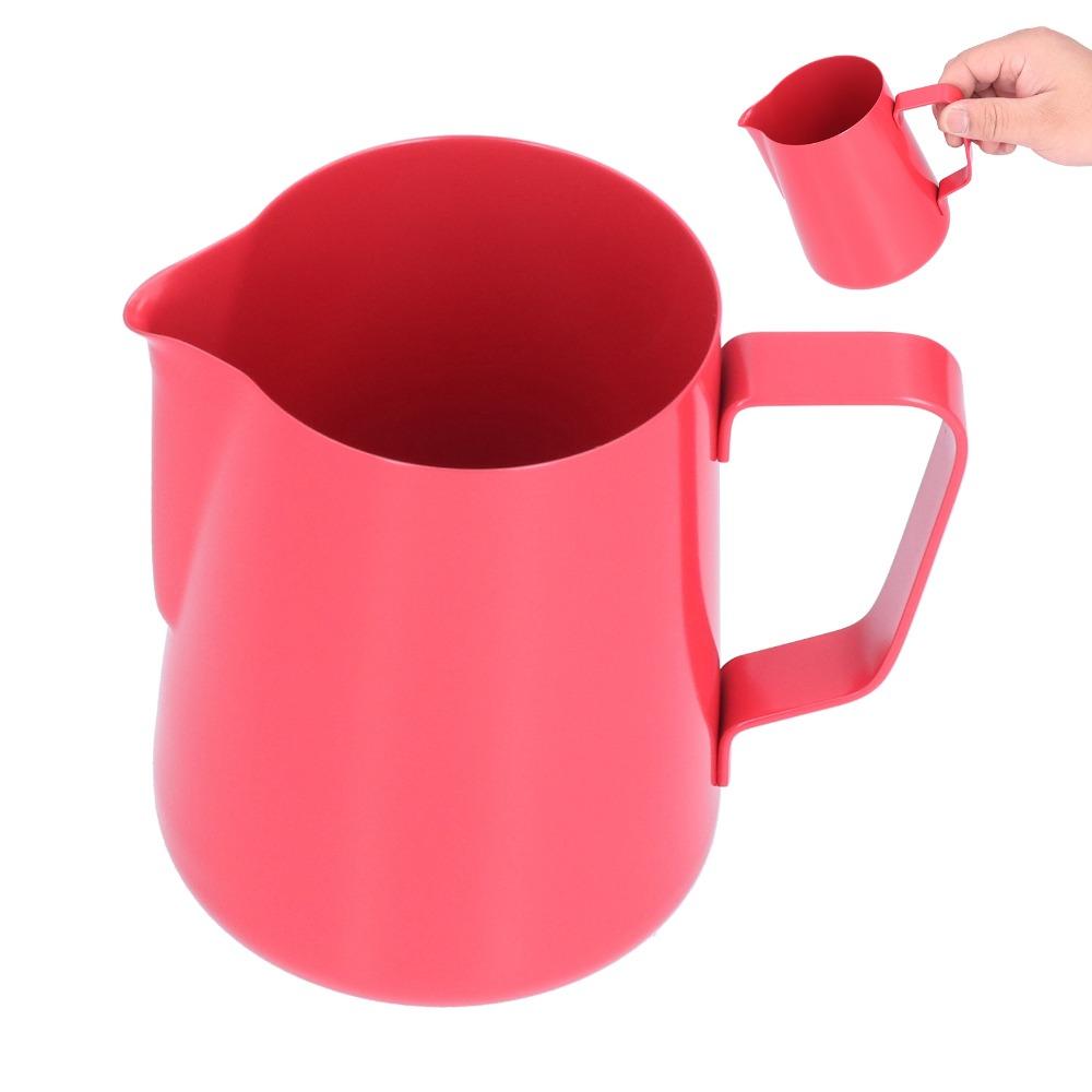 600ml Capacity Milk Frothing Jug Pointed Spout Stainless Steel Frothing Pitcher  Latte Art