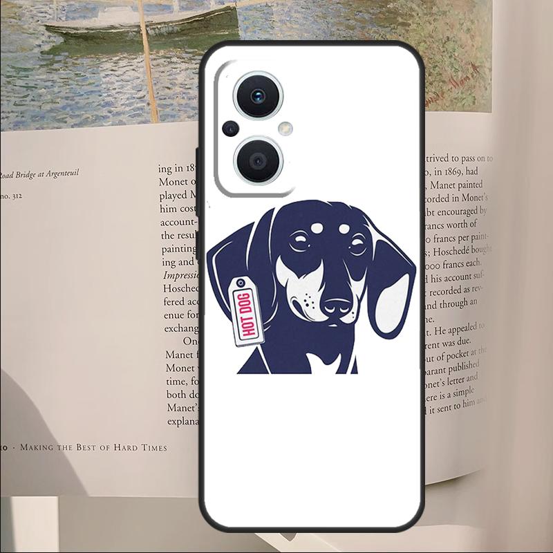 Dachshund Dog Cover For OPPO Reno 12F 11F 13F 14F 10 11 12 13 14 Pro 8 Lite OPPO Find X9 X6 X5 X8 Pro Case