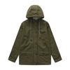 Women's Spring and Autumn Hooded Windbreaker Composite Plush Waterproof Jacket Long Sleeve Plush Jacket