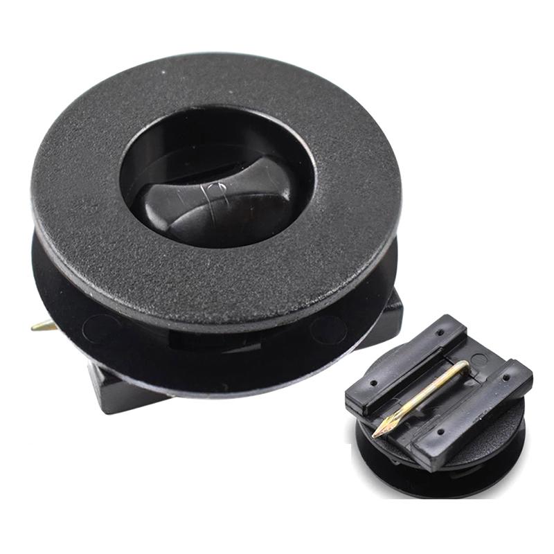 2 stuks Universele Auto Vloermontagepunten Tapijtmat Matten Clips Bevestigingsgrijpklemmen Zwart Antislip Vloerhouders Hulzen
