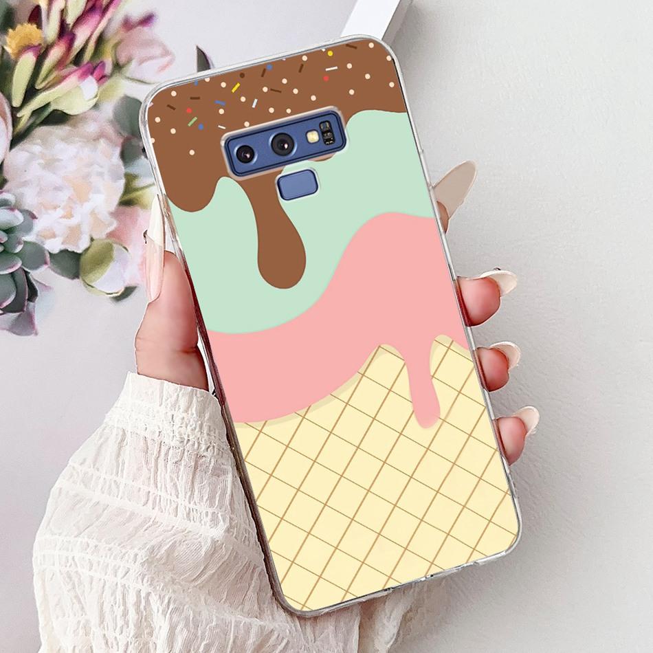 For Samsung Galaxy Note9 Elegant Floral Butterfly Phone Case For Samsung Note 9 SM-N960F SM-N9600 Soft Silicone TPU Cases