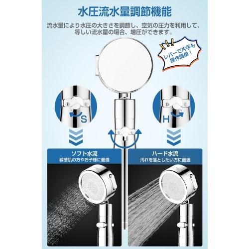 Eaimiu Shower Head [2024 Ultimate Improved Model] Water-Saving, Chlorine-Removing Shower, 3-Level Mode, Disassembly for Cleaning, High and Low Pressur