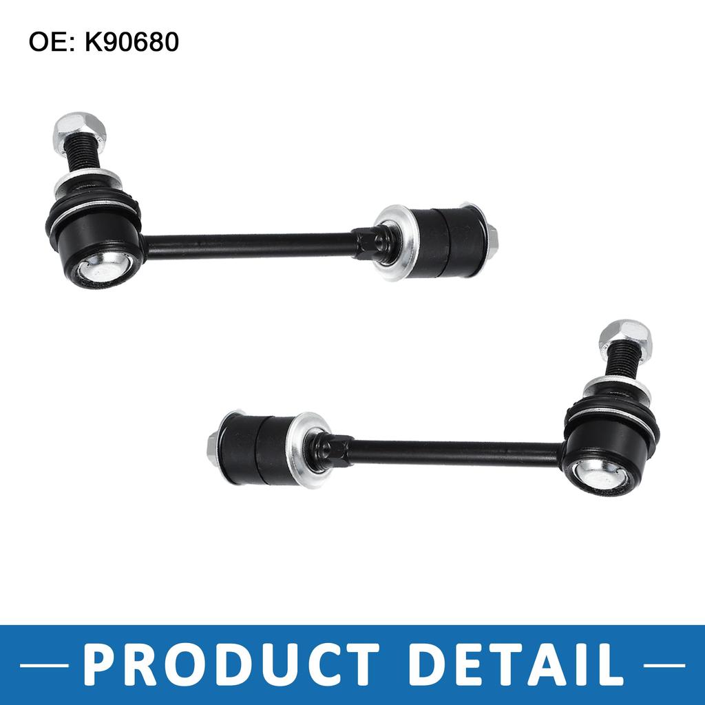 ABSOPRO Front Sway Bar Links for Toyota Tundra 2 Pieces (K90680) 2002-2006, Black,