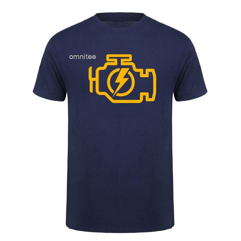 This Little Light of Mine Check Engine Light TShirt Funny Car Mechanic Auto Repair T Shirts Oneck Tops HJ064