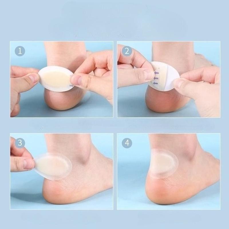 1/5/10/20PCS Transparent Gel Anti-Blister Pads, Heel Protectors, Forefoot Gel Cushions, Waterproof Foot Patches