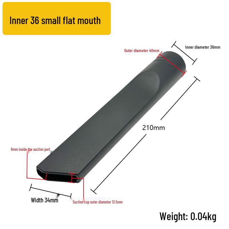 Universal 15L Industrial Vacuum Cleaner Suction Head Nozzle Connector BF501B, Inner 36