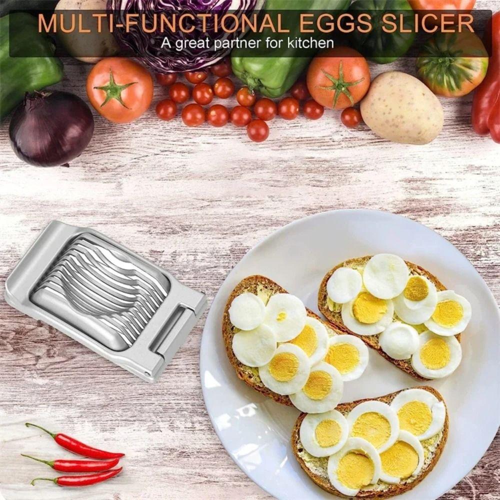 Heavy Duty Egg Slicer with Stainless Steel Wire Egg Cutter Convenient Strawberry Slicer  Tomato